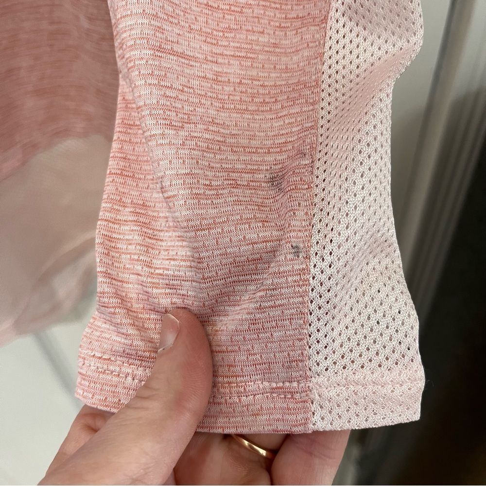 under armour pale pink long sleeve crew neck top size medium - Picture 6 of 13